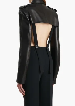Sadran Jacket in Black Leather