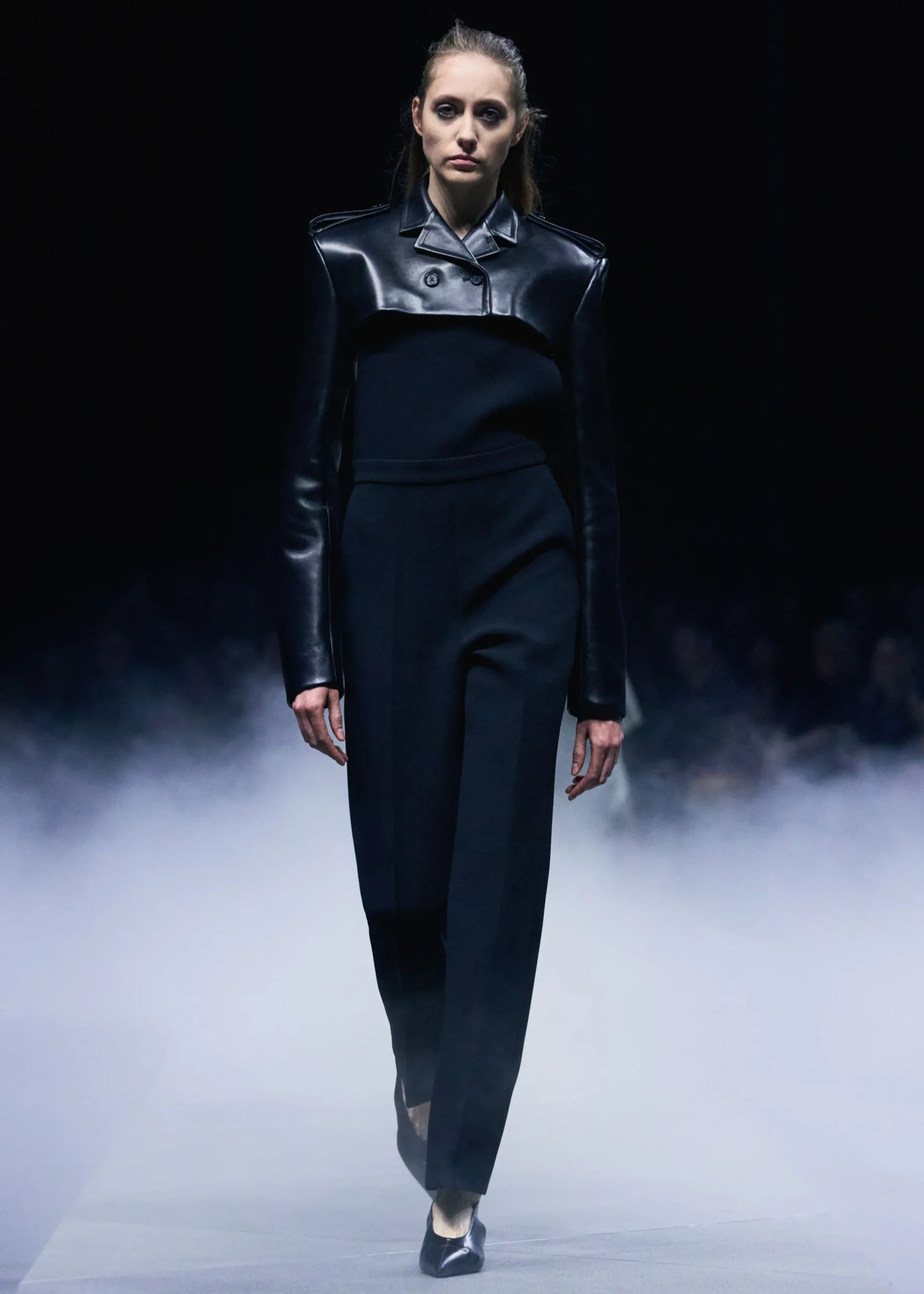 Sadran Jacket in Black Leather