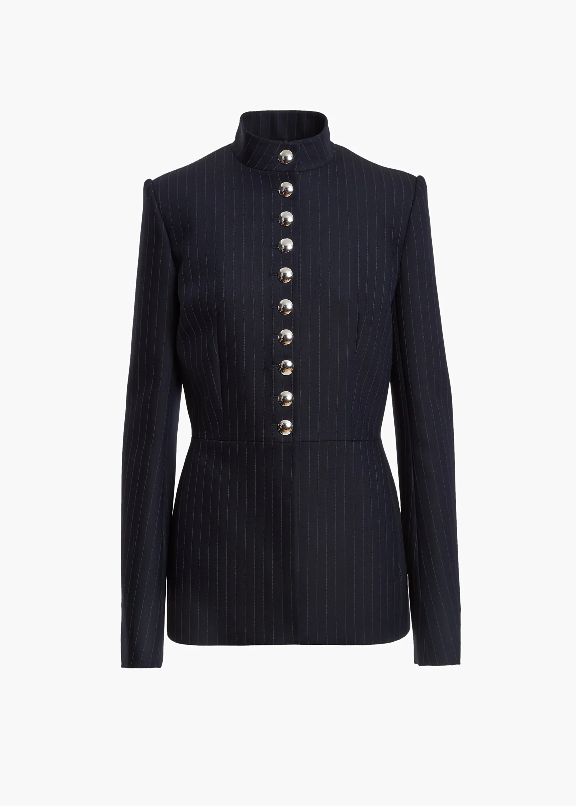 Samuel Jacket in Navy and White Stripe