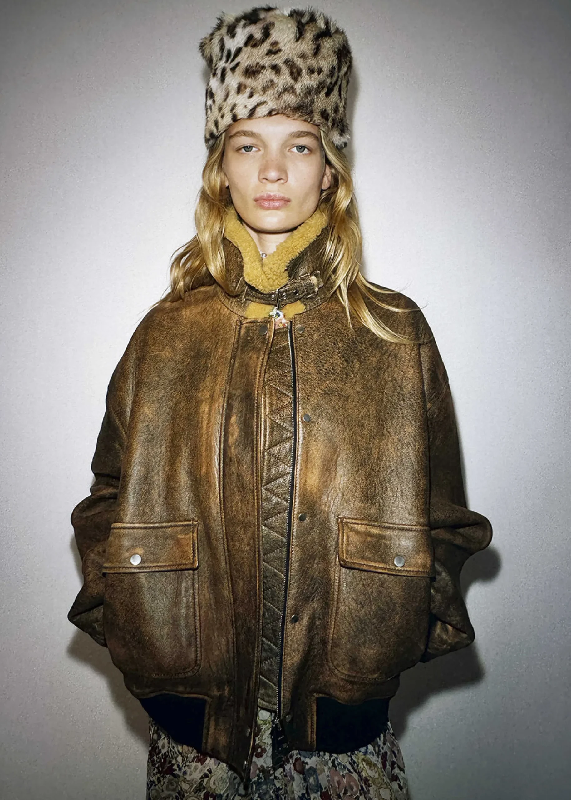 Sandor Jacket in Dark Brown Distressed Leather