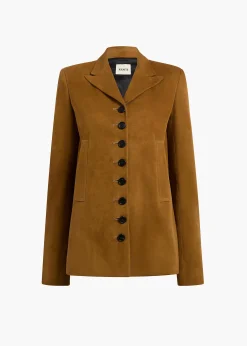 Saraphina Jacket in Toffee Suede