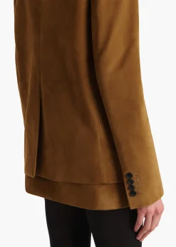 Saraphina Jacket in Toffee Suede