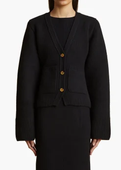 Scarlet Cardigan in Black