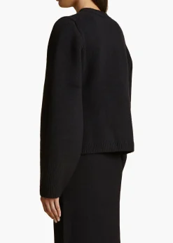 Scarlet Cardigan in Black