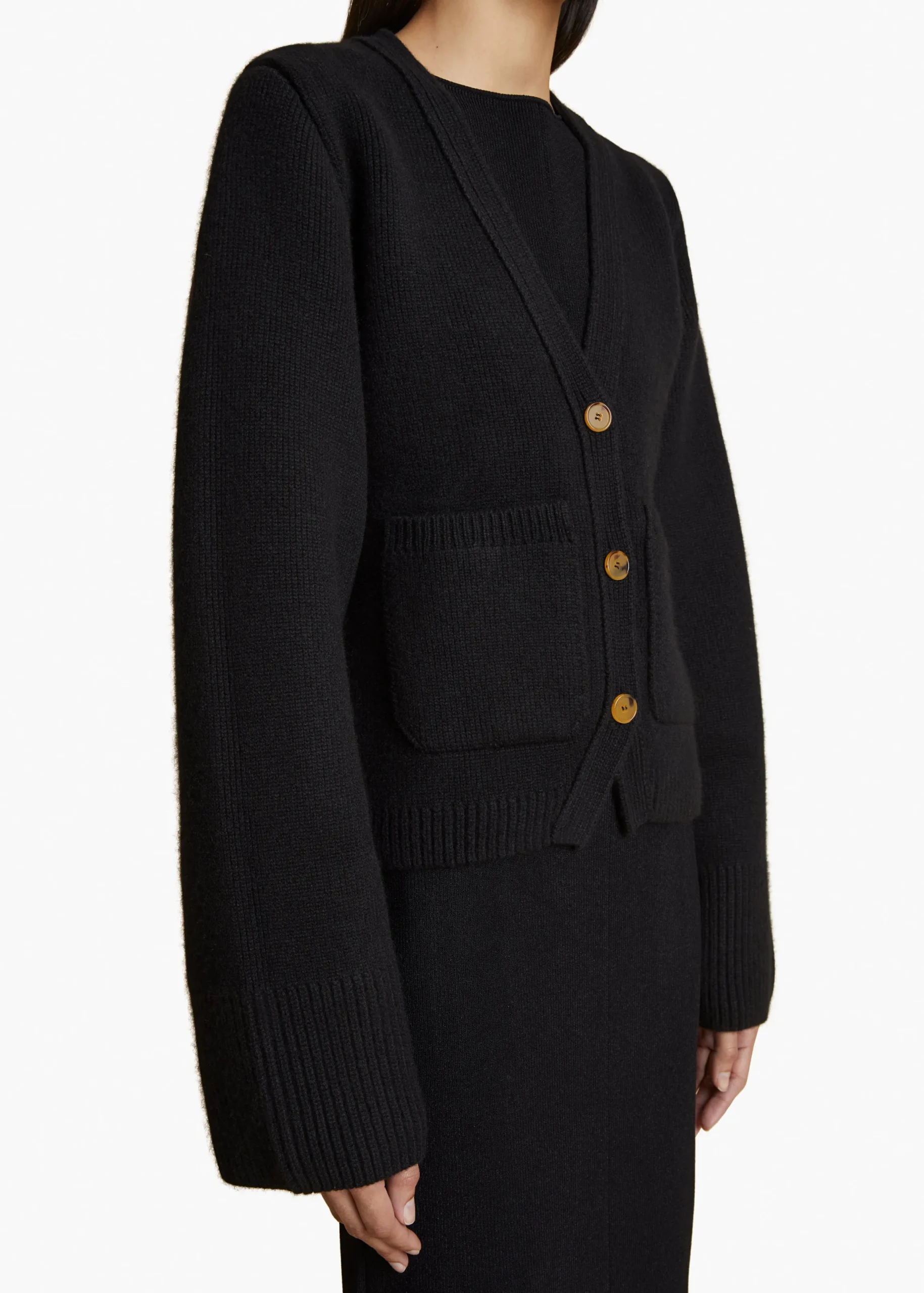 Scarlet Cardigan in Black