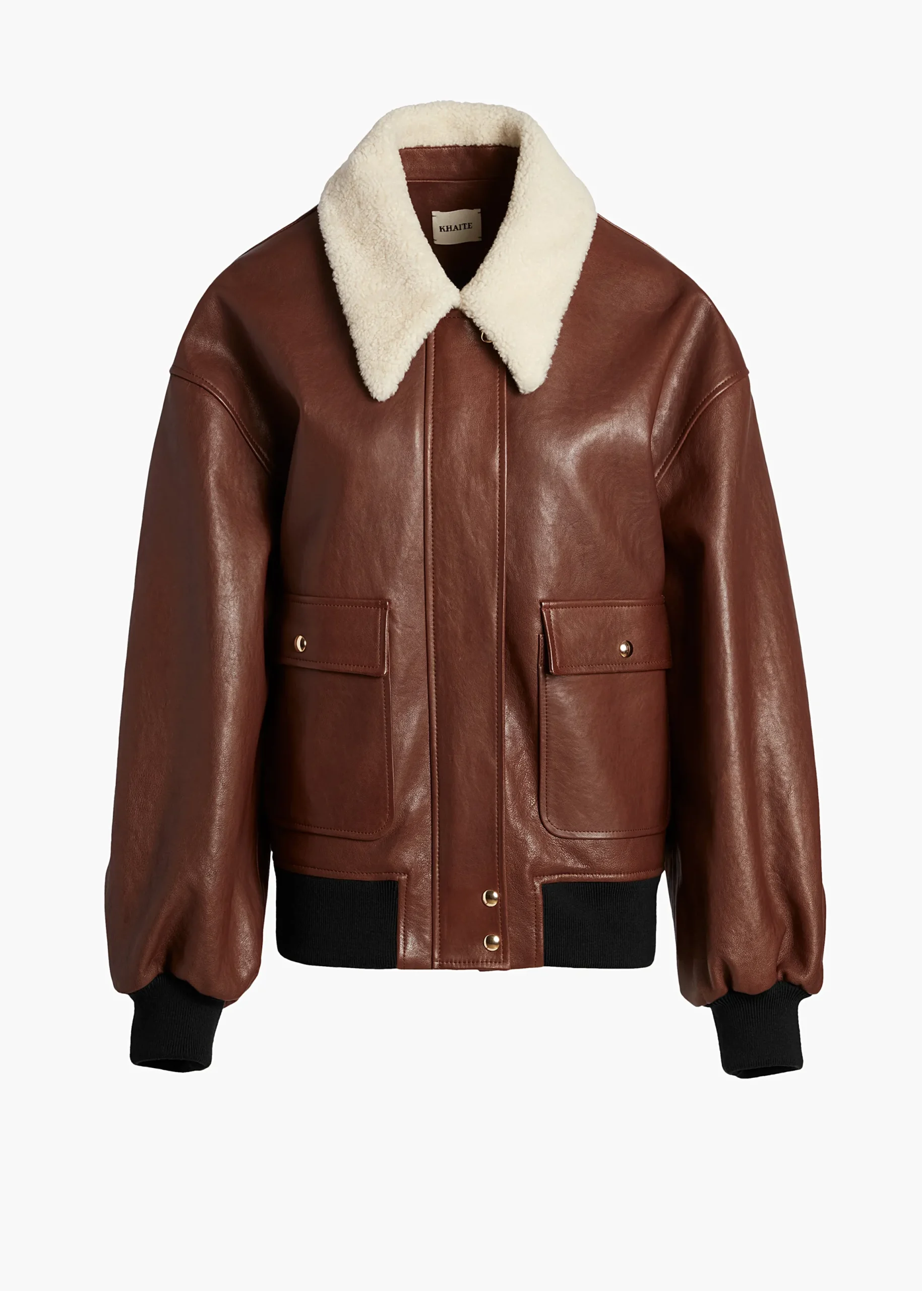 Shellar Jacket in Classic Brown Leather