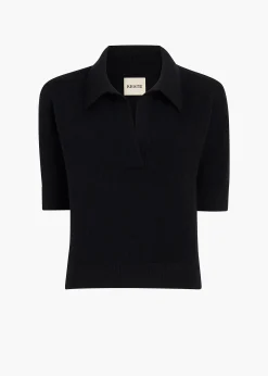 Shrunken Jo Sweater in Black