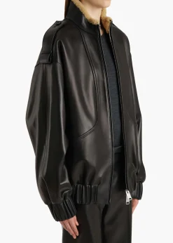 Sigi Jacket in Black Leather