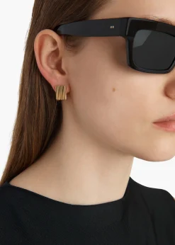 Small Empire Earrings in Gold