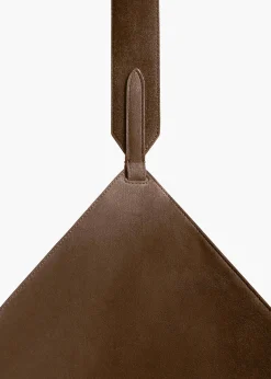 Small Lotus Tote in Cedar Suede
