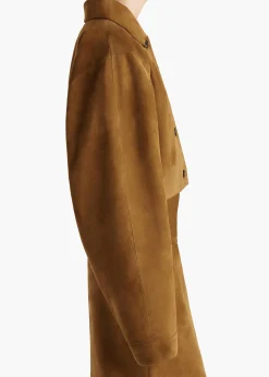 Sue Jacket in Toffee Suede