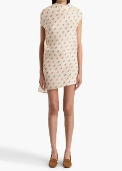 Tatia Dress in Ditsy Rose Print