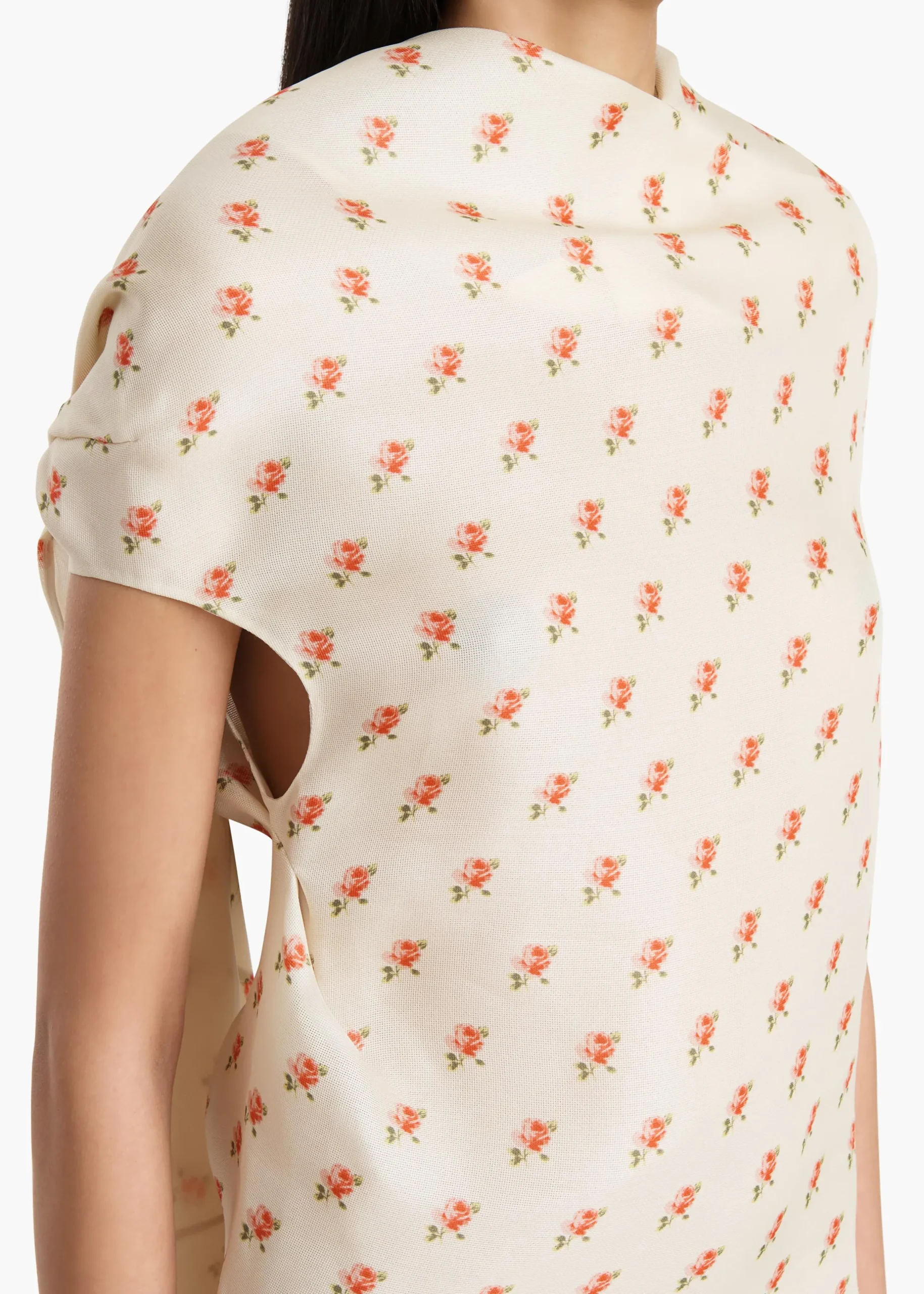 Tatia Dress in Ditsy Rose Print