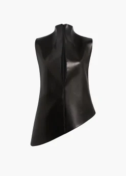 Von Top in Black Leather